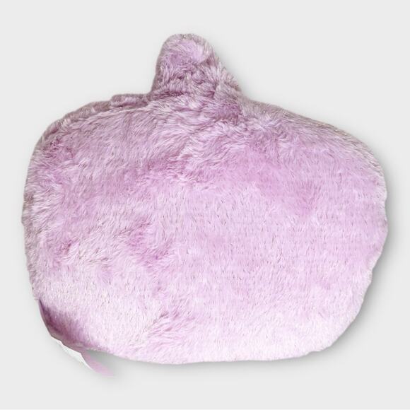 Bella Luxx 15” Heart Eye Pumpkin Pillow Pink and Silver Metallic Halloween - Picture 6 of 6